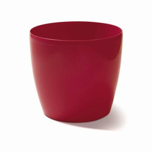 Doniczka COUBI okrągła bordowa 15cm