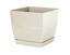 Doniczka COUBI SQUARE P z miską śmietany 13,5 cm