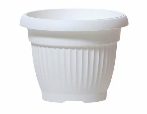 Doniczka TERRA okrągła biała 20cm