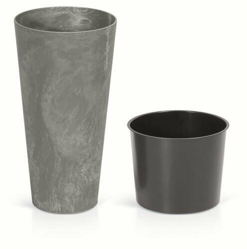 Doniczka TUBUS SLIM EFFECT + depozyt marengo 30 cm