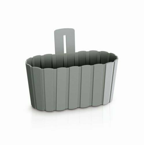 Doniczka wisząca BOARDEE WALL szary kamień 27,4cm