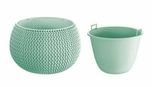 Doniczka z wkładem SPLOFY BOWL szałwia 29cm