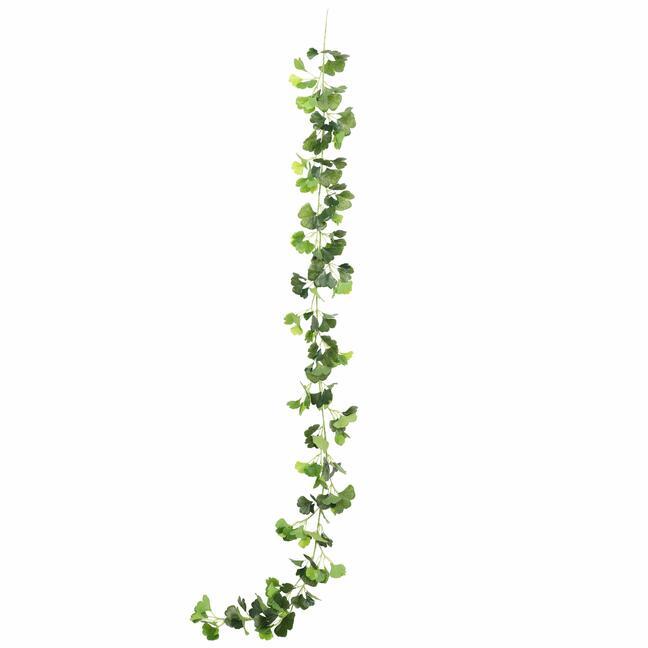 Zielona sztuczna girlanda Ginkgo 190 cm