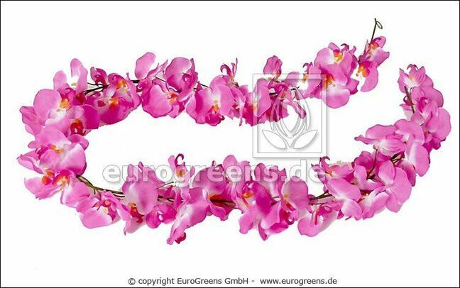 Girlanda sztuczna Różowa Orchidea 200 cm