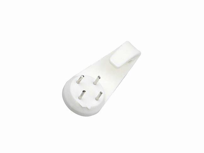 Haczyk sztuczny do żywopłotu z gwoździami czarny 2,5×1,5 cm - opakowanie 10 sztuk