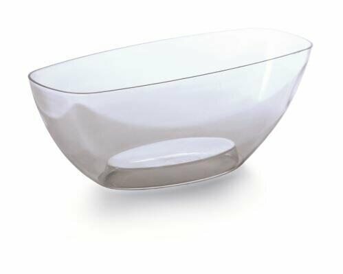 Miska COUBI ORCHID bezbarwna przezroczysta 36,0 cm