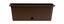 Pudełko CAMELIA ciemnobrązowy 50,8cm