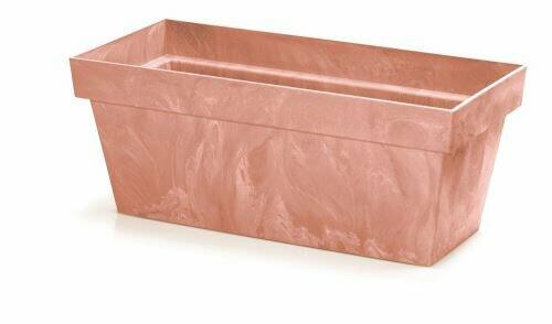 Pudełko CUBE CASE BETON EFEKT terakota 40cm