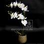 Roślina sztuczna Orchidea biała 65 cm