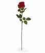 Sztuczna gałązka Czerwona róża 74 cm