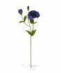 Sztuczna gałązka Eustoma niebieska 80 cm