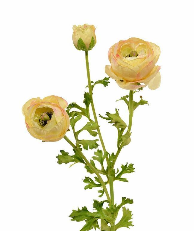 Sztuczna gałązka Iskerník kremowo-różowa 70 cm