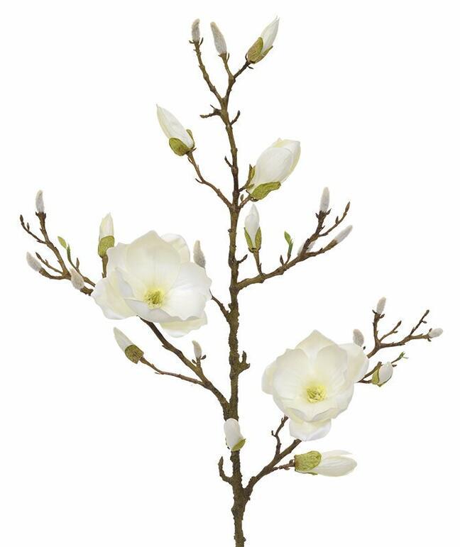 Sztuczna gałązka Krem Magnolia 100 cm