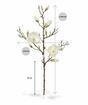 Sztuczna gałązka Krem Magnolia 100 cm