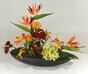 Sztuczna gałązka Leucadendron pomarańczowy 60 cm