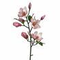 Sztuczna gałązka Magnolia różowa 80 cm