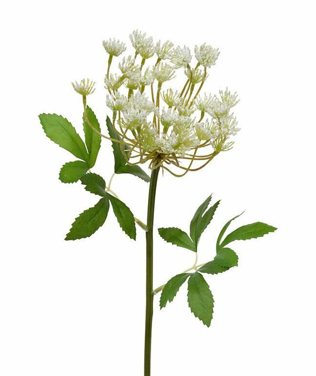 Sztuczna łodyga Krem koperkowy 55 cm