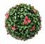 Sztuczna kula Gardenia czerwona 28 cm