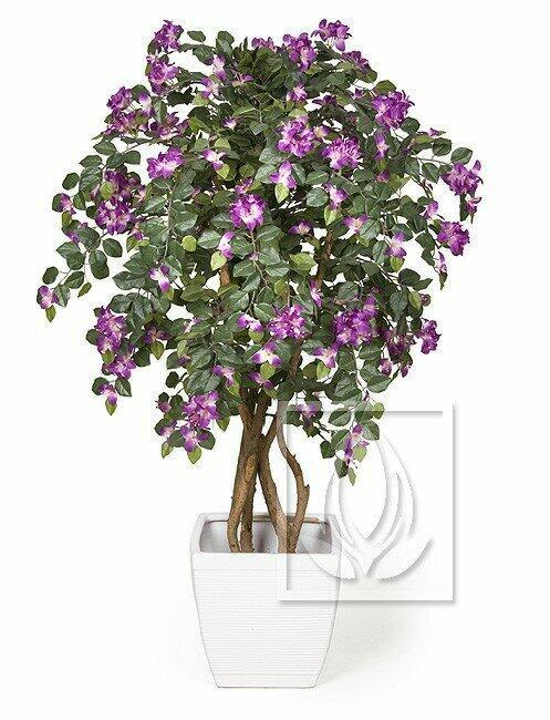 Sztuczna roślina Bugénvilea Biała 120 cm