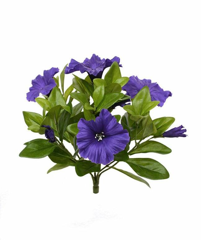 Sztuczna roślina Petunia fioletowa 25 cm