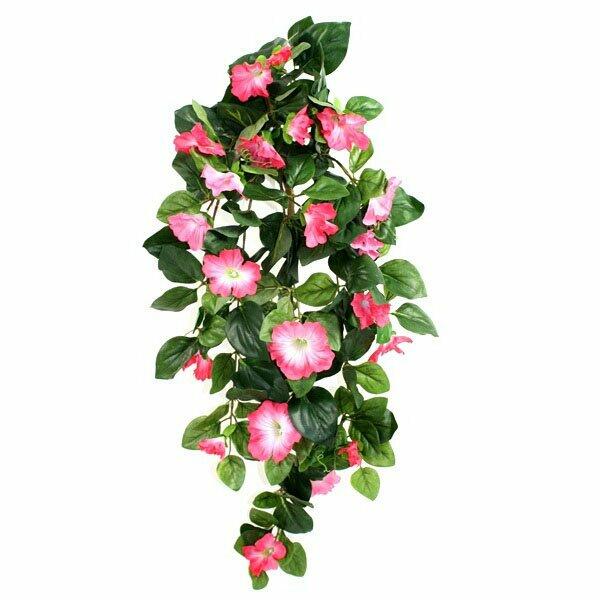 Sztuczna wąs Petunia różowa 80 cm