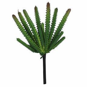Sztuczny kaktus ciemnozielony 21 cm